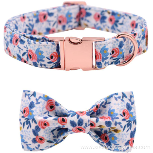 Wholesale customize pattern with leash set dog collar